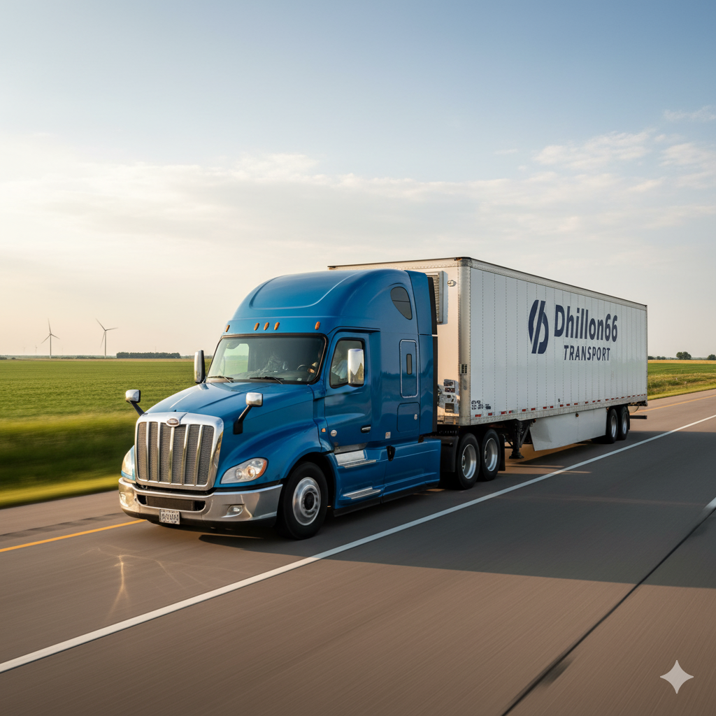 Dhillon66 tractor and 53′ dry van